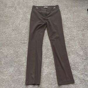 New York & Company Taupe Stretch Trousers